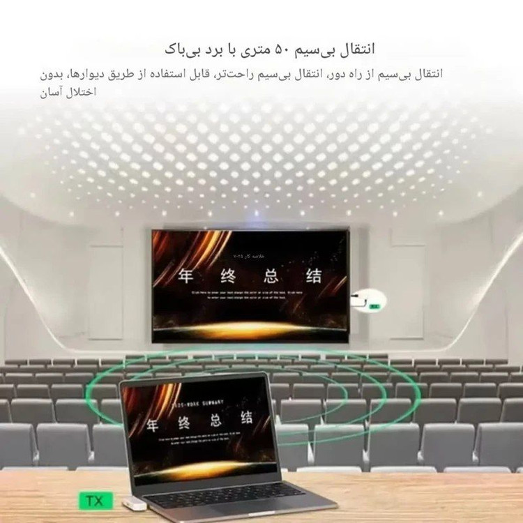 دانگل و فرستنده بیسیم انتقال تصویر مدل CHD09-HD-TX-RX