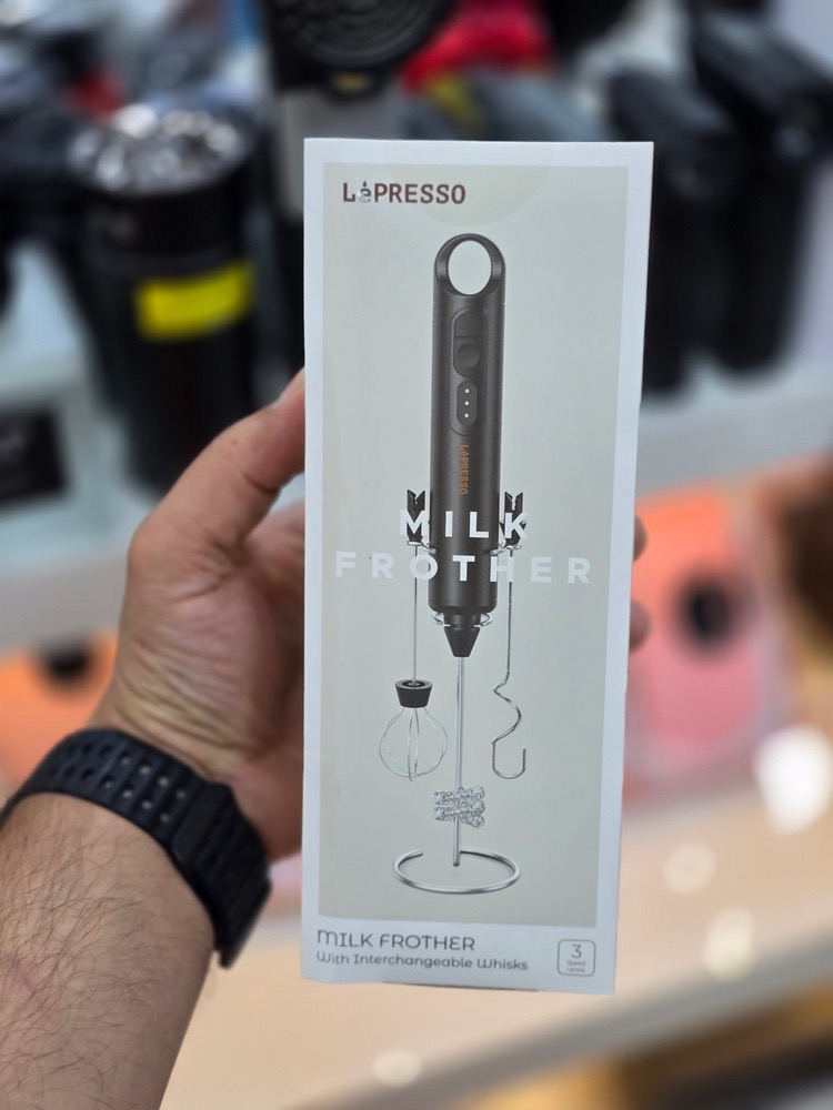 کف‌ساز شارژی دستی برند LePresso مدل LPCFFM0014
