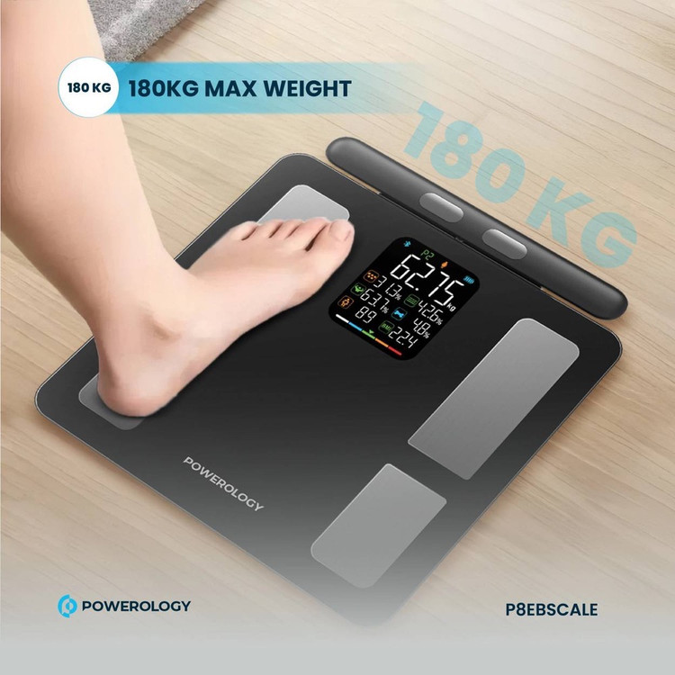 ZRT-004۴ترازو هوشمند پاوِرولوژی (Powerology Smart Scale) مدل P8EBSCALE
